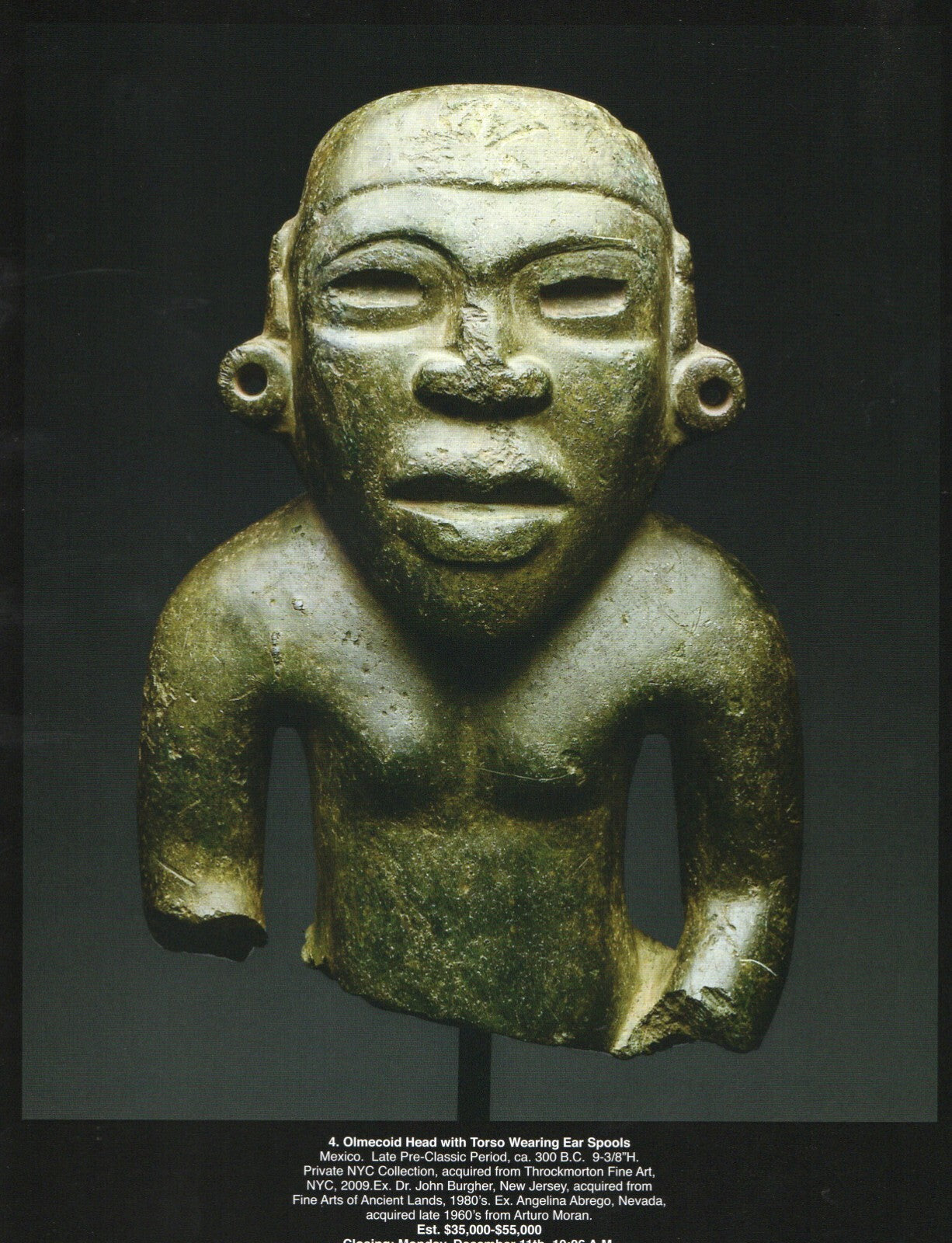 Pre Columbian Artifacts Price & Value Guide Arte Primitivo Auction Catalog #87