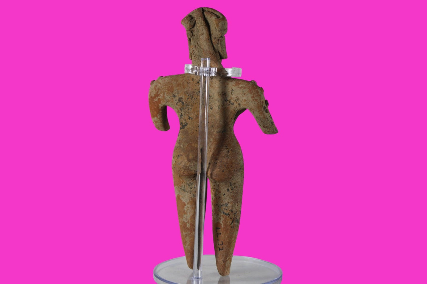 Pre Columbian Artifact 7 Inch Tall Shaft Tomb Figure Colima Mexico 100BC COA 284