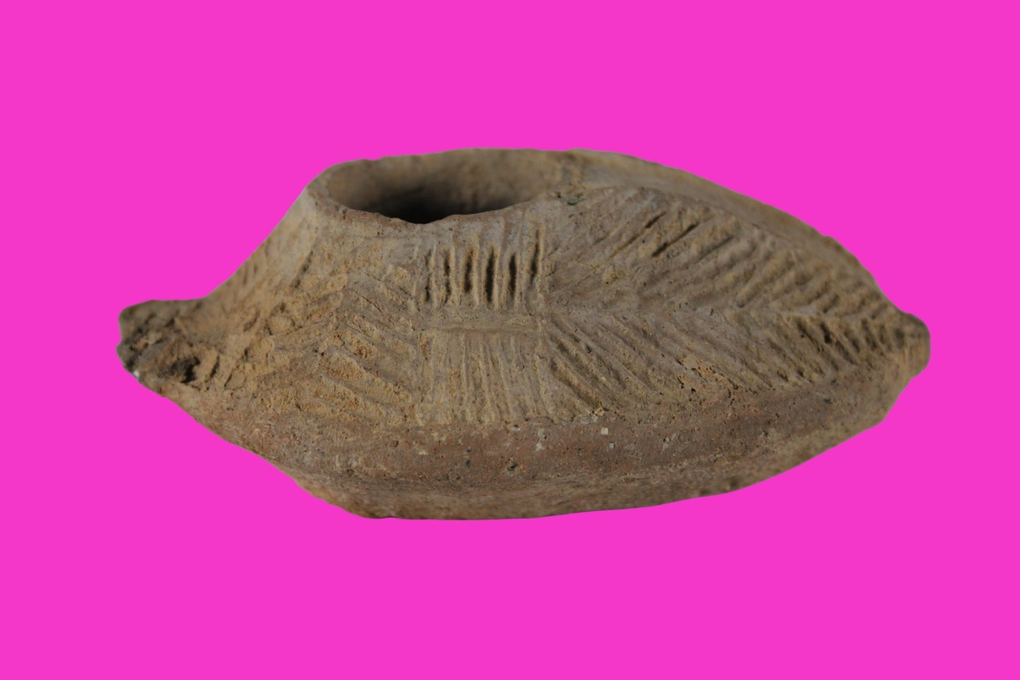 Ancient Holy Land Oil Lamp Artifact  From Jesus Christ Homeland 400-600AD COA 39