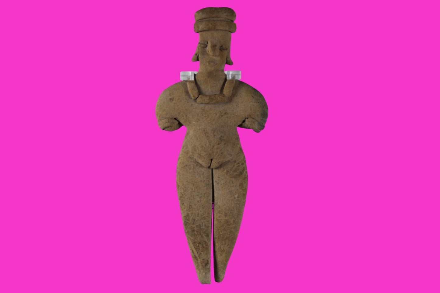 Pre Columbian Artifact 7 in Female Shaft Tomb Figure Colima Mexico 100BC COA 278
