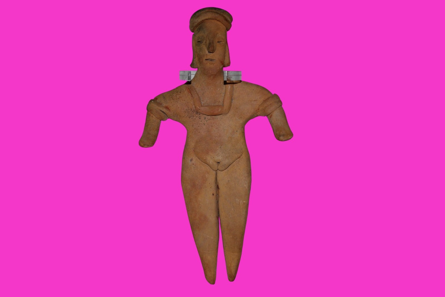 Pre Columbian Artifact 6 in Female Shaft Tomb Figure Colima Mexico 100BC COA 269
