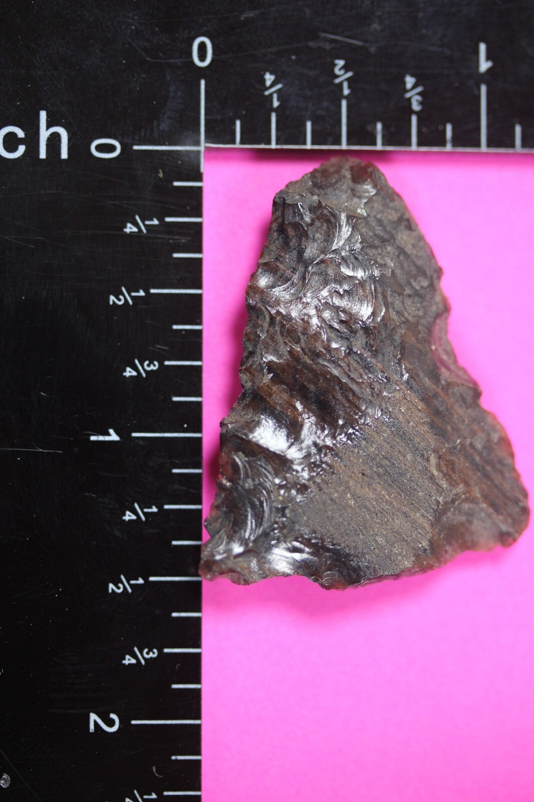 Pre Columbian Artifact Authentic Aztec Arrowhead Battle of Mexico City COA 60