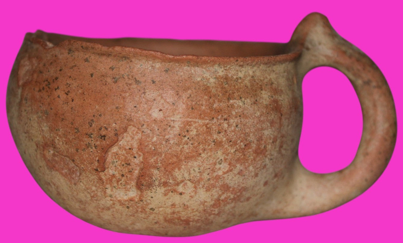 Time of Abraham Holy Land Artifact Ancient 4000 Year Old Cup 2000 BC COA J118