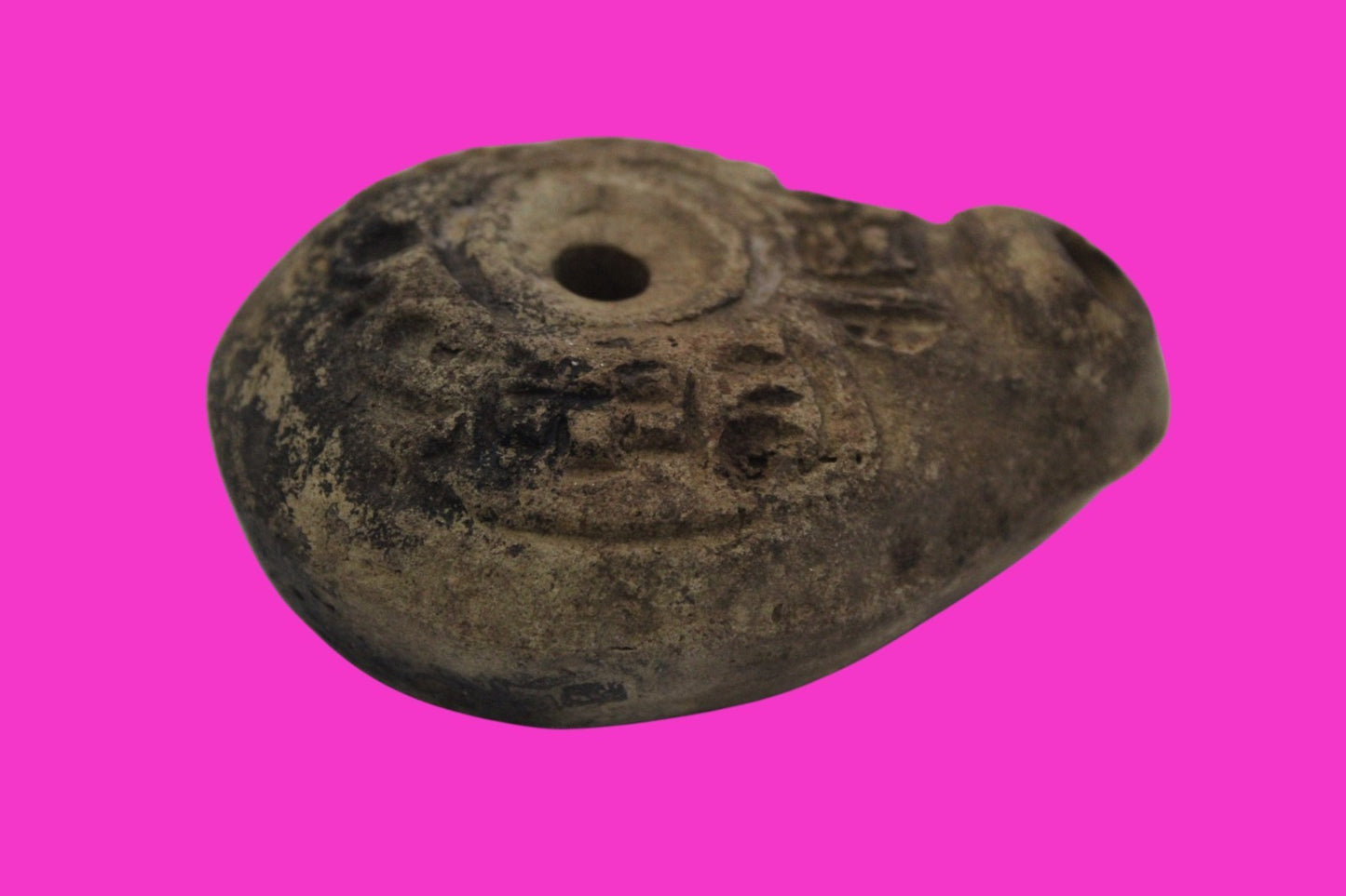 Ancient Holy Land Oil Lamp Artifact From Jesus Christ Home Land 100-500AD COA 62