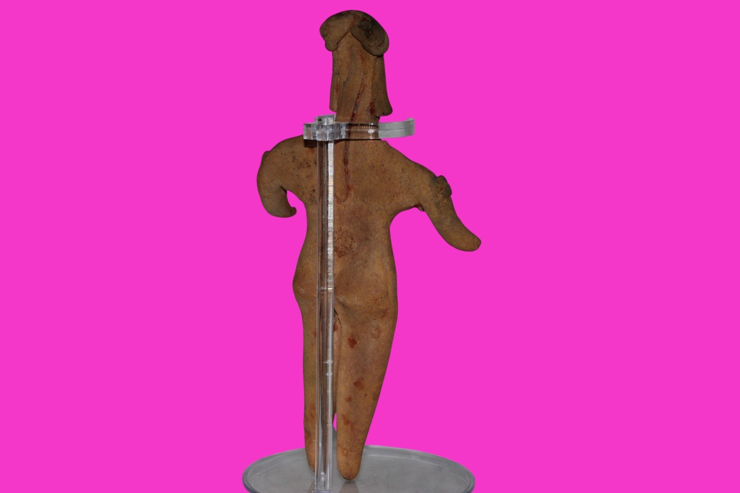 Pre Columbian Artifact 6 in Female Shaft Tomb Figure Colima Mexico 100BC COA 269