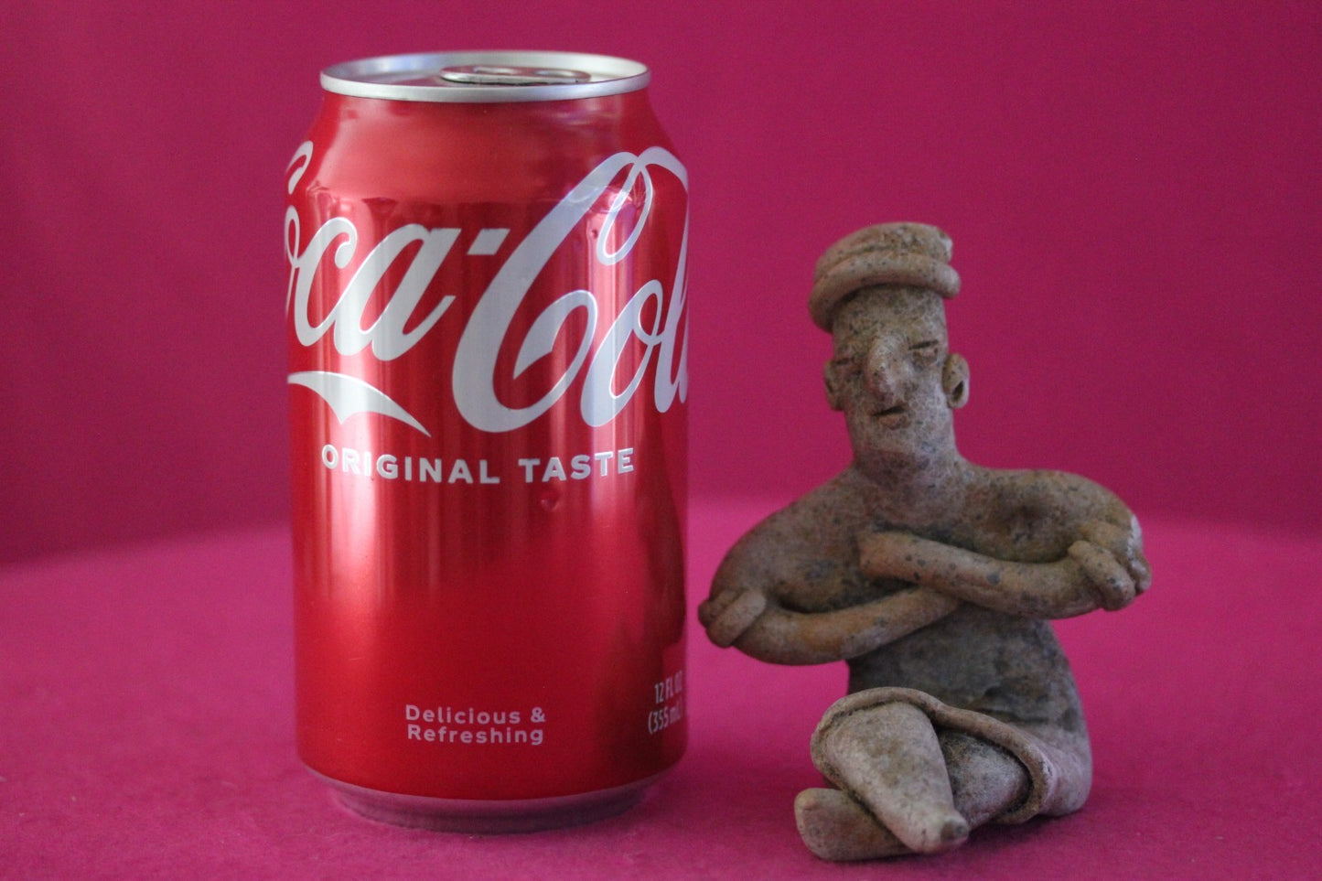 Pre Columbian Artifact Authentic Rare Seated Tomb Figure Colima Mexico COA 188