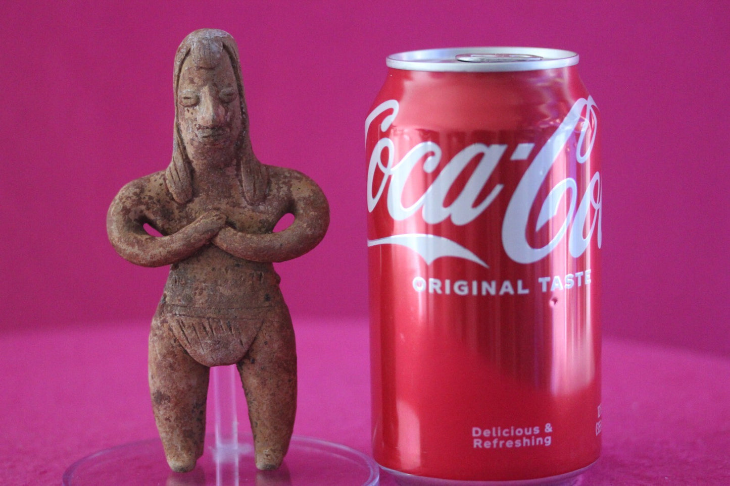 Pre Columbian Authentic Artifact Pretty Lady Tomb Figure Colima Mexico COA 176