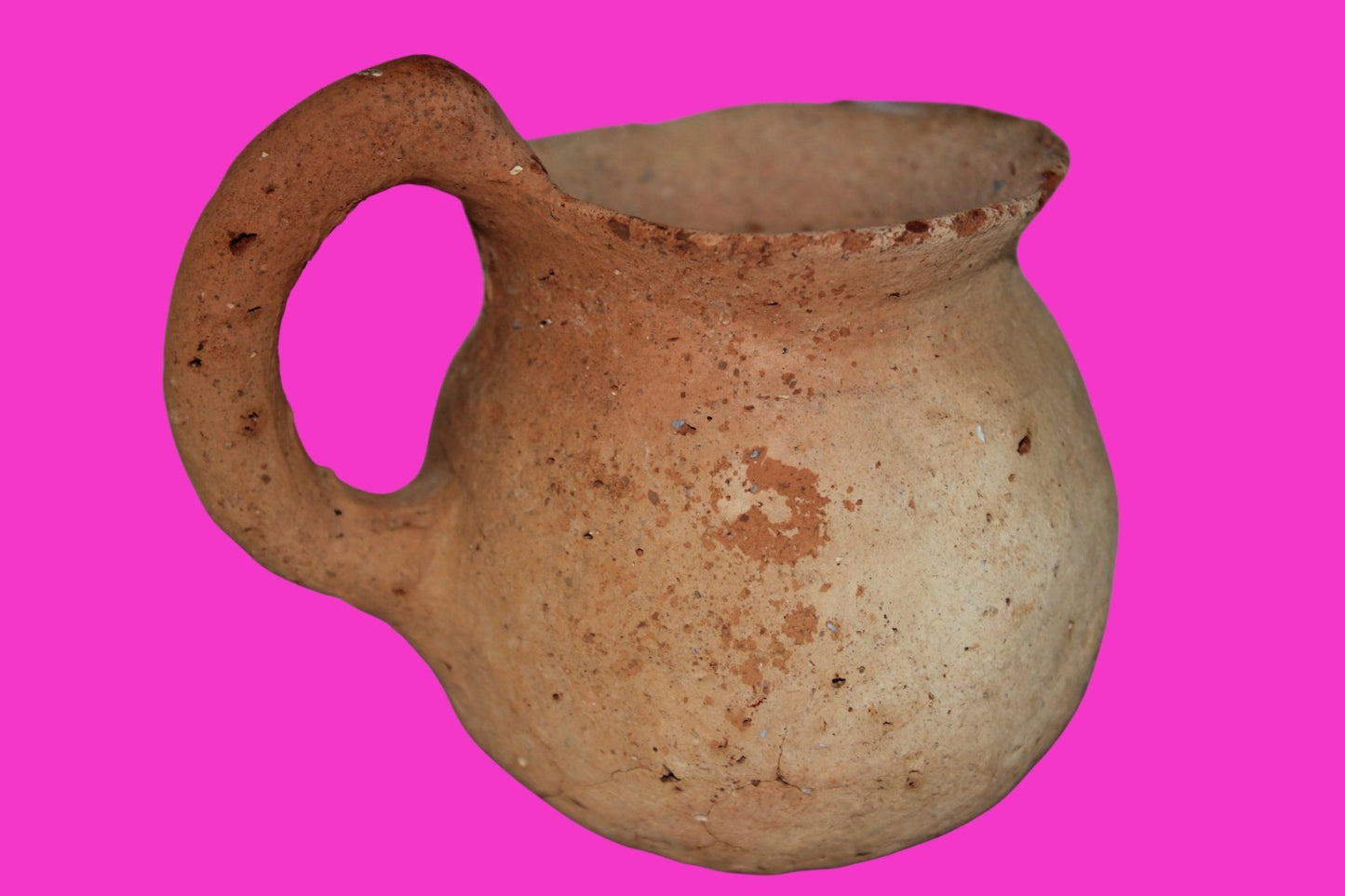 Time Of Abraham Holy Land Artifact Ancient 4000 Year Old Cup 2000 BC COA 25