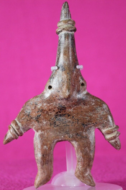 Pre Columbian Artifact Colima Shaman Mexico 300BC-300AD Certified COA J38