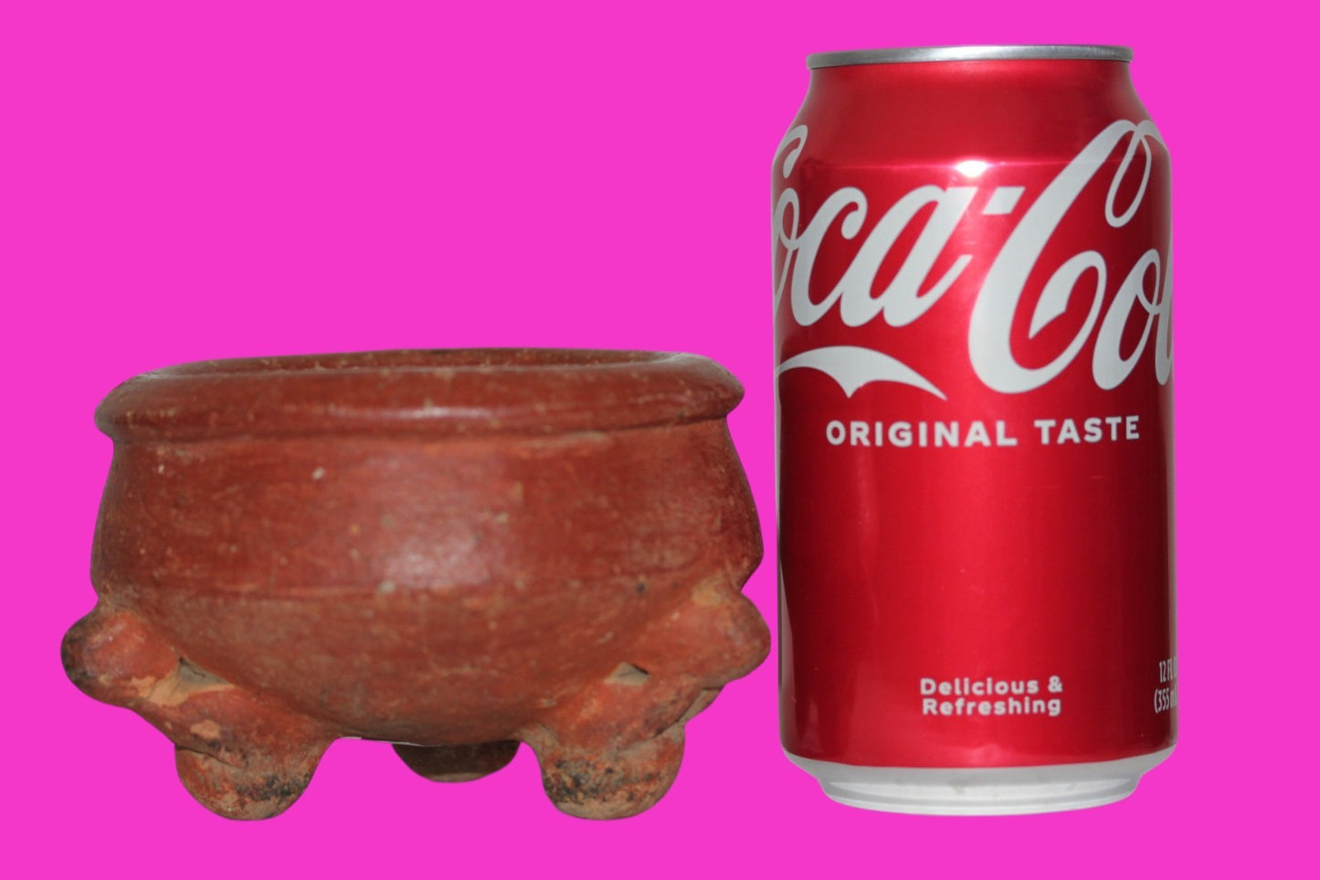 Pre Columbian Artifact Authentic Tripod Bowl Gran Cocle Panama 800 AD COA J74