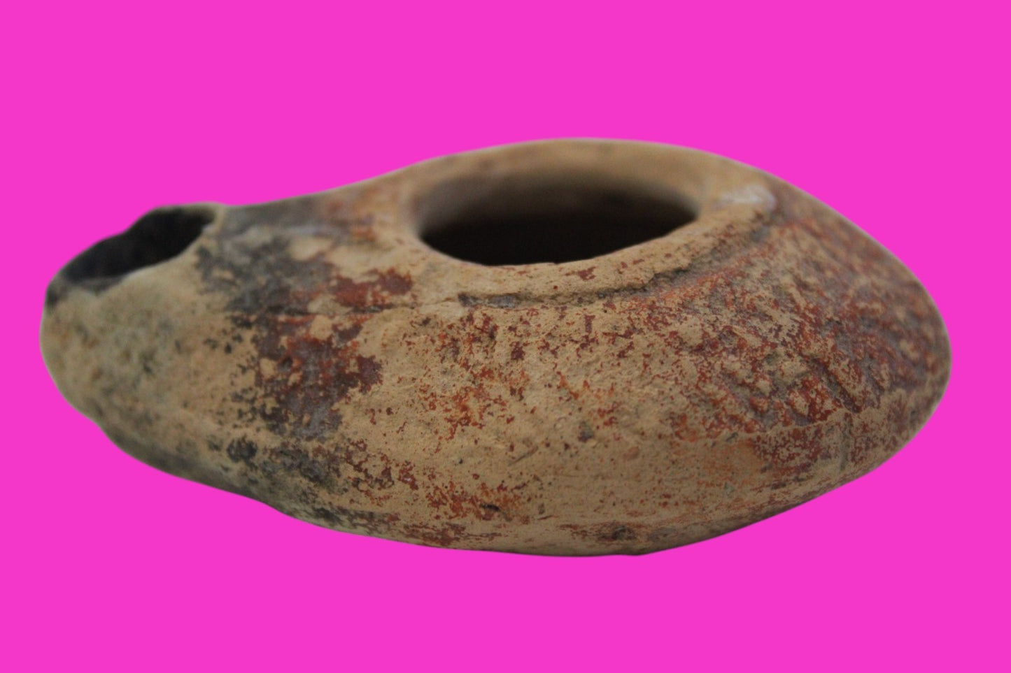 Ancient Holy Land Oil Lamp Artifact From Jesus Christ Home Land 100-500AD COA 59