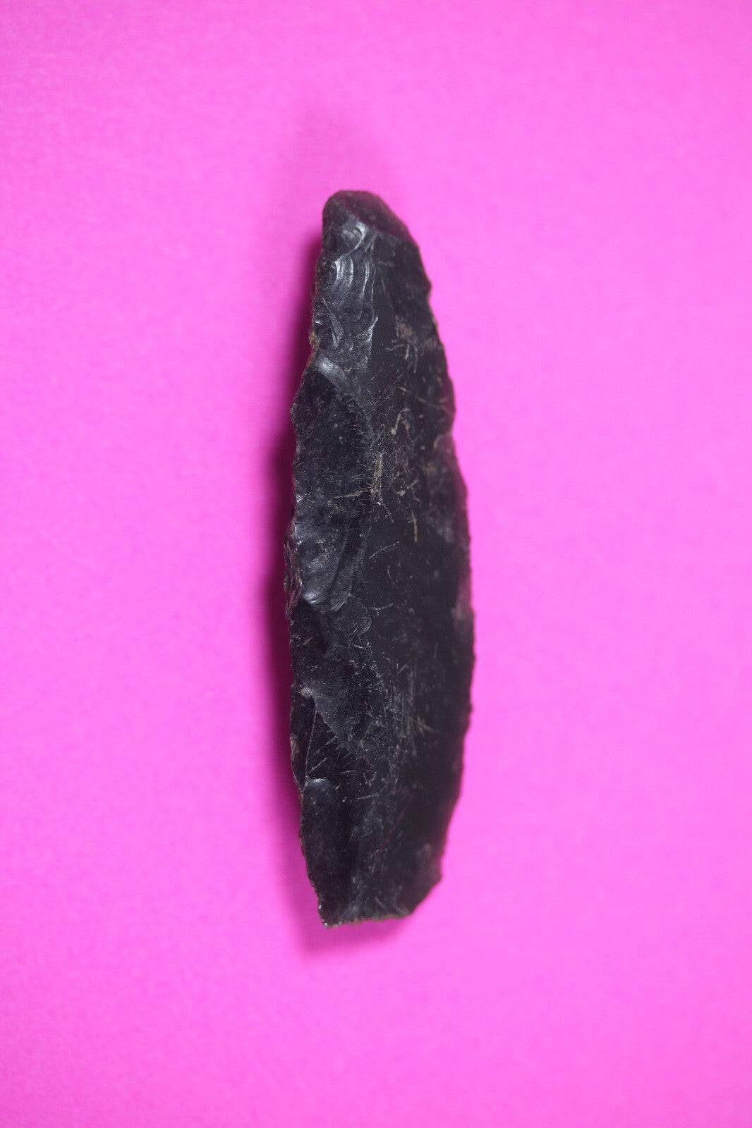 Pre Columbian Artifact Authentic Aztec Arrowhead Battle of Mexico City COA 78