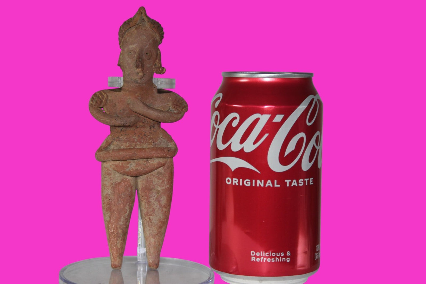 Pre Columbian Artifact 6 in Male Shaman Tomb Figure Colima Mexico 100BC COA 267