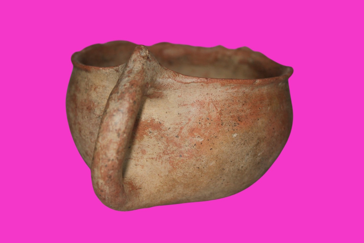 Time of Abraham Holy Land Artifact Ancient 4000 Year Old Cup 2000 BC COA J118