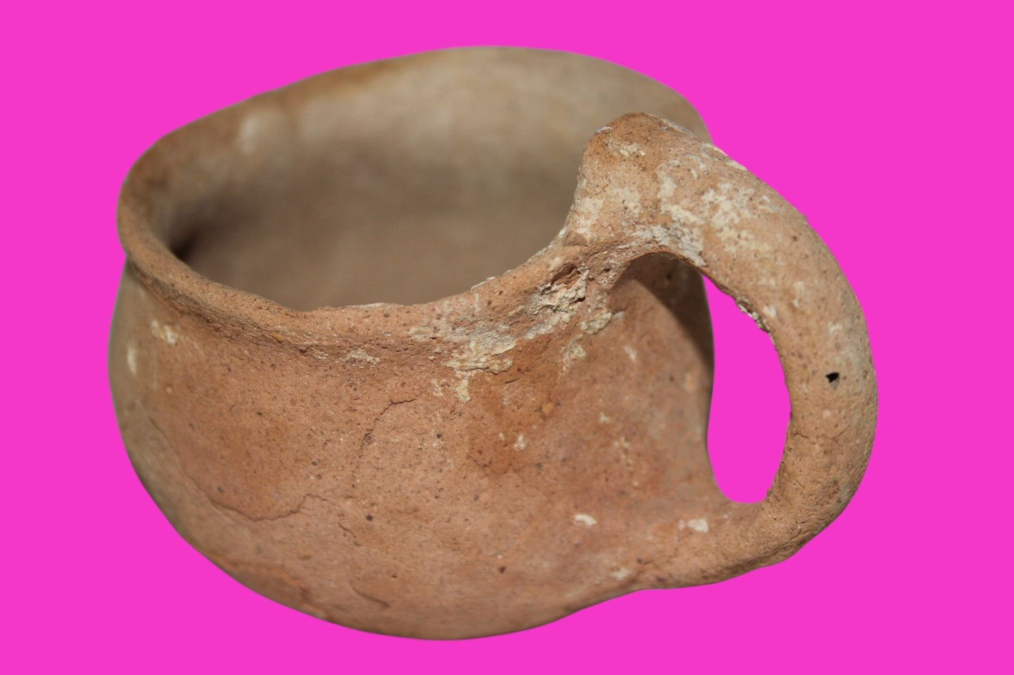 Time Of Abraham Holy Land Artifact Ancient 4000 Year Old Cup 2000 BC COA 23
