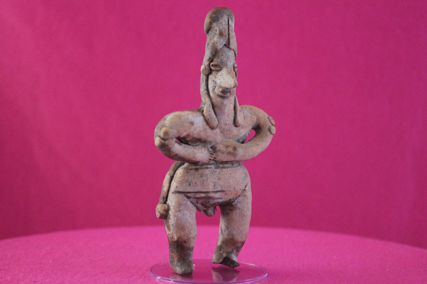 Pre Columbian Authentic Artifact Female Shaman Tomb Figure Colima Mexico COA 198
