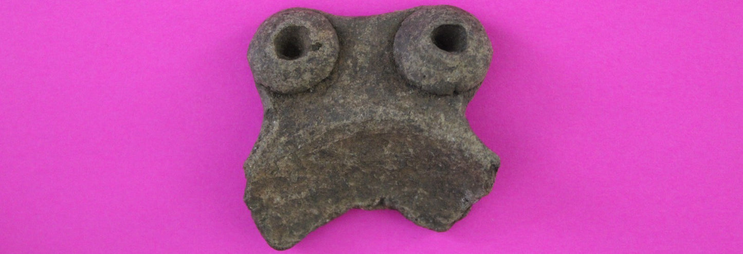 Puerto Rico Taino Pre Columbian Pottery Artifact FREE Display Case 1000AD COA 85