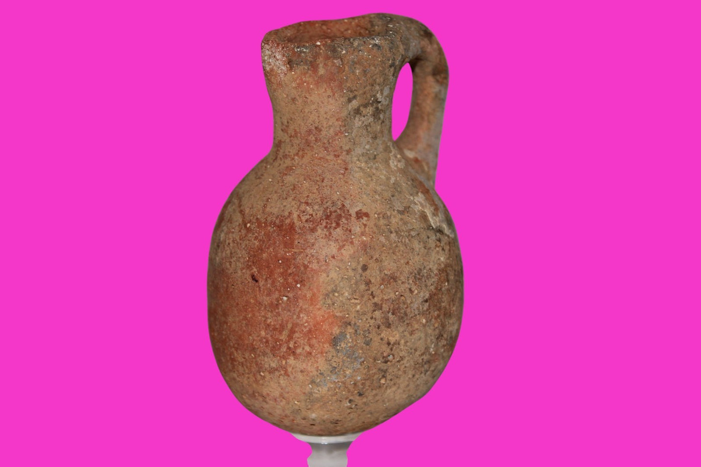 Ancient Holy Land Artifact Jug From Time of Jesus Christ 100 BC - 100 AD COA 18
