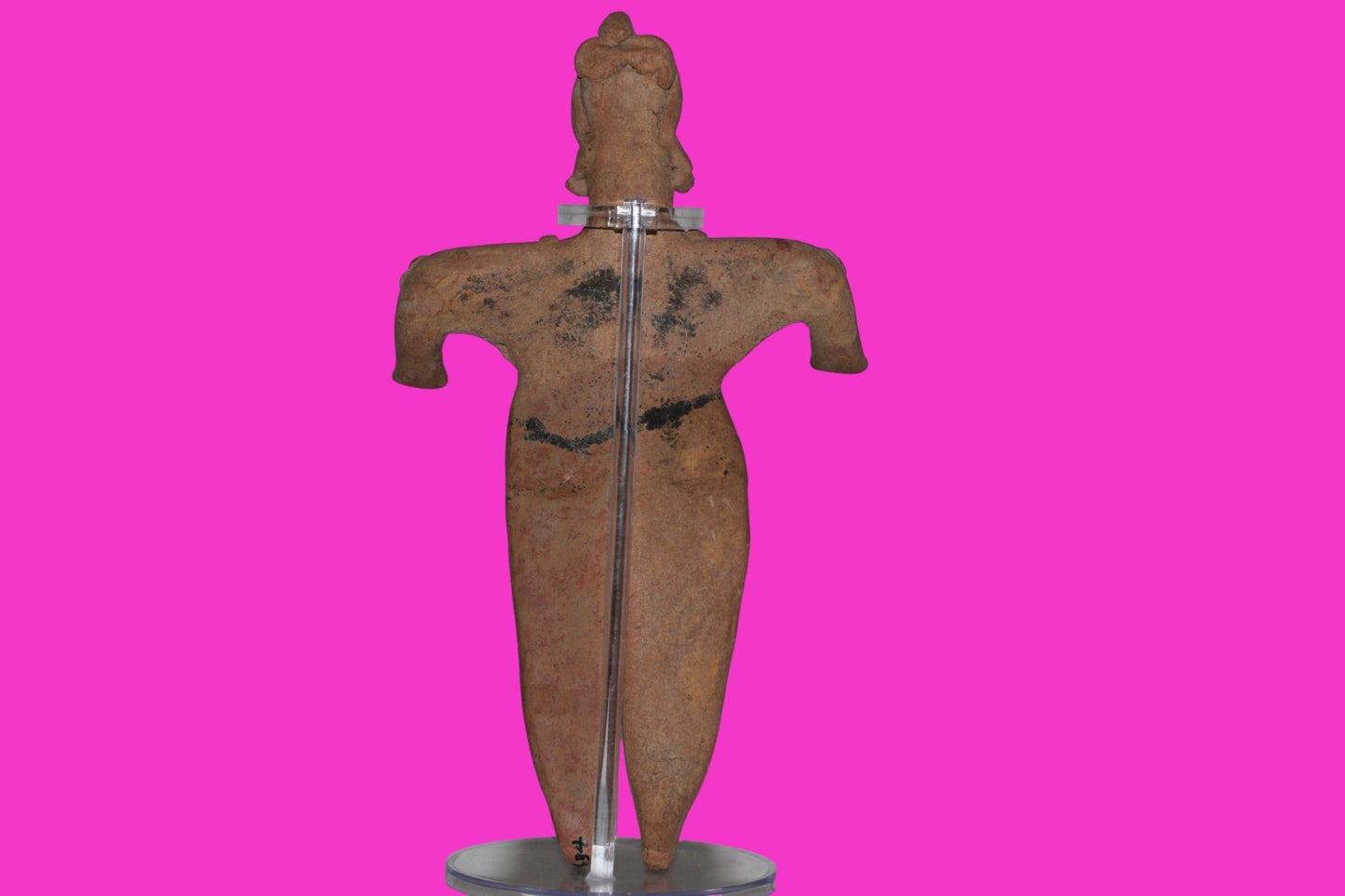 Pre Columbian Artifact Huge 9 Inch Tall Tomb Figure Colima Mexico 100 BC COA 231