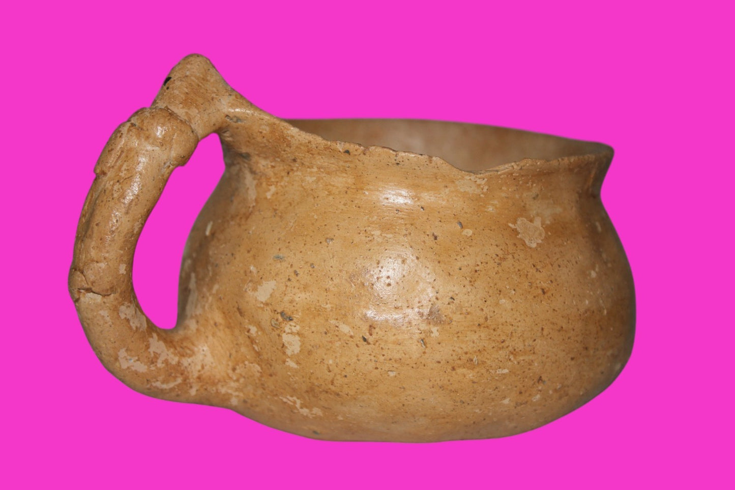 Time of Abraham Holy Land Artifact Ancient 4000 Year Old Cup 2000 BC COA J117