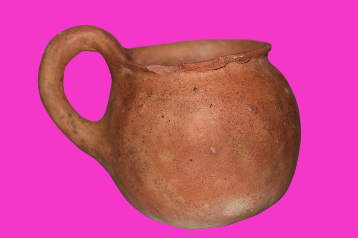 Holy Land Artifact Ancient 4000 Year Old Cup Time of Abraham 2000 BC COA J120