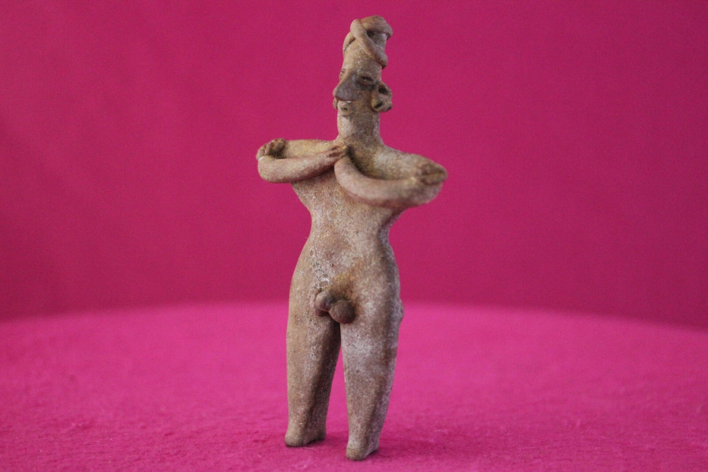 Pre Columbian Artifact Authentic Tomb Figure Colima Mexico 100 BC-250 AD COA 174