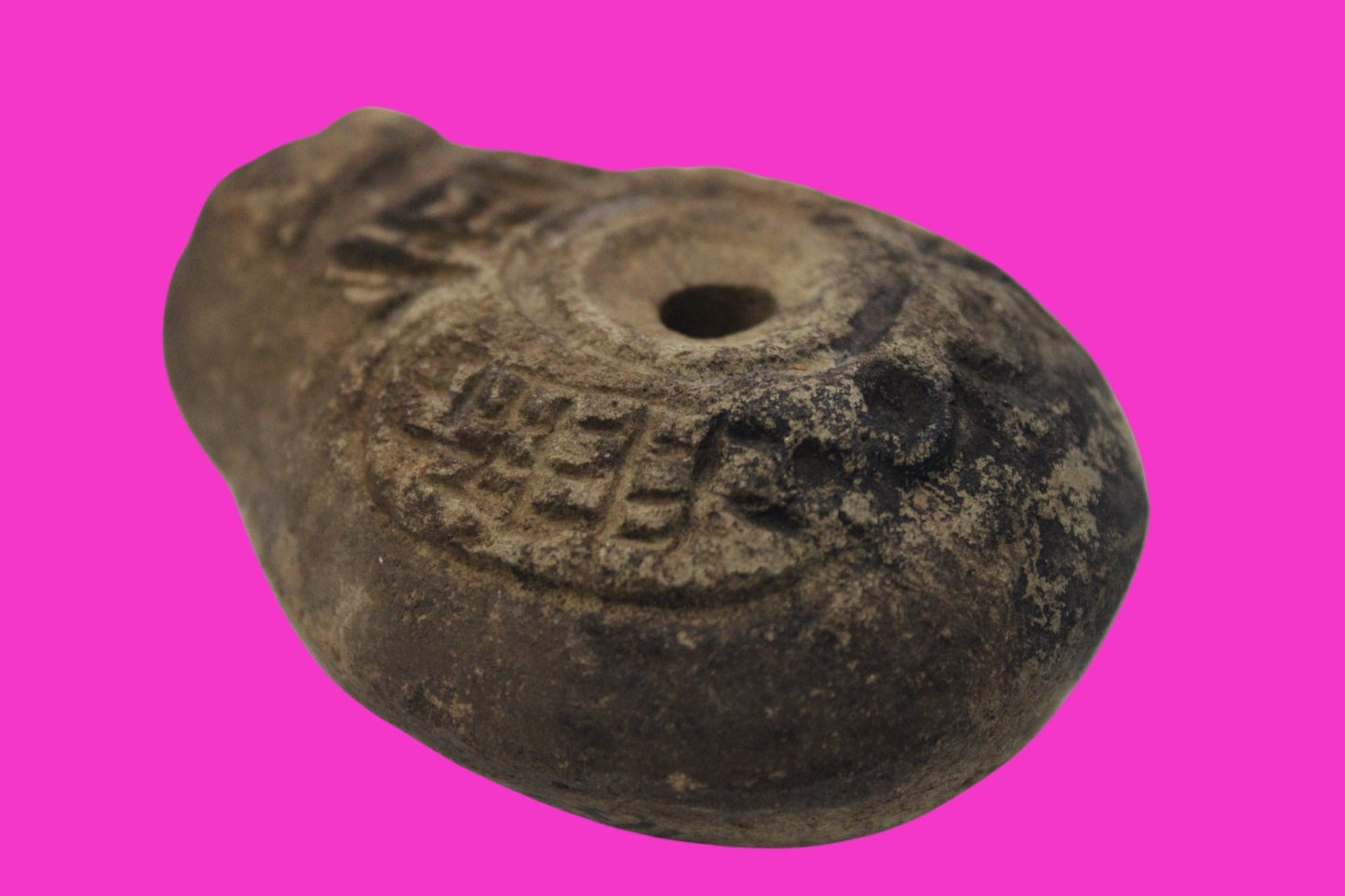 Ancient Holy Land Oil Lamp Artifact From Jesus Christ Home Land 100-500AD COA 62