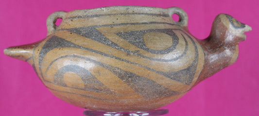 Ex Sotheby's Authentic Pre Columbian Artifact Casas Grandes Avian Bowl COA T113