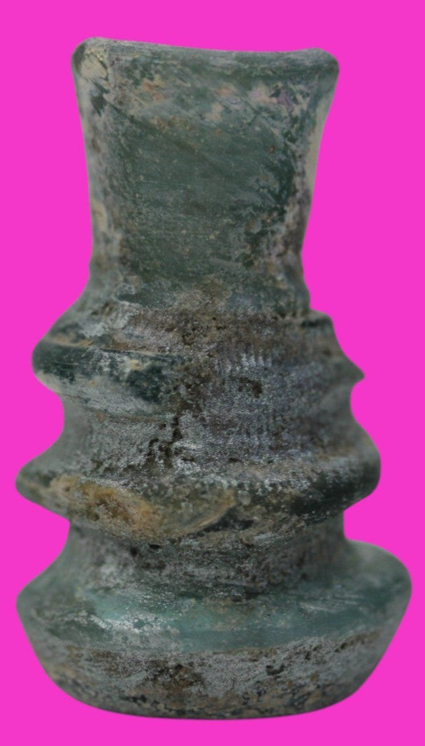 Authentic Persian Artifact Glass Bottle 900-1000 AD Silk Road Hoard COA J29