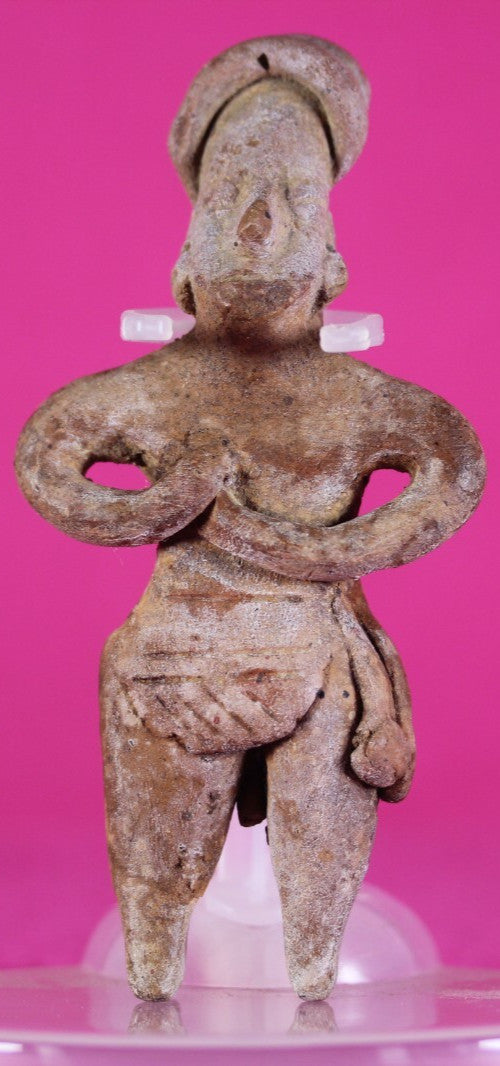 Pre Columbian Artifact Colima Figure Mexico 300BC-300AD ex Primitivo COA J54