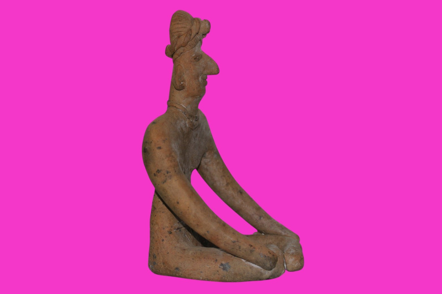 Pre Columbian Museum Quality Artifact Large Tomb Figure Colima Mexico COA 214