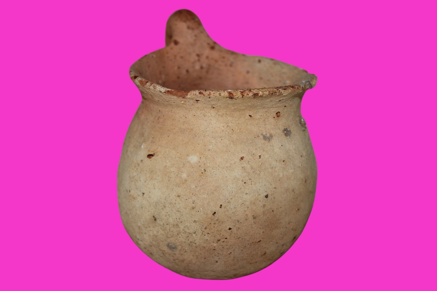 Time Of Abraham Holy Land Artifact Ancient 4000 Year Old Cup 2000 BC COA 25