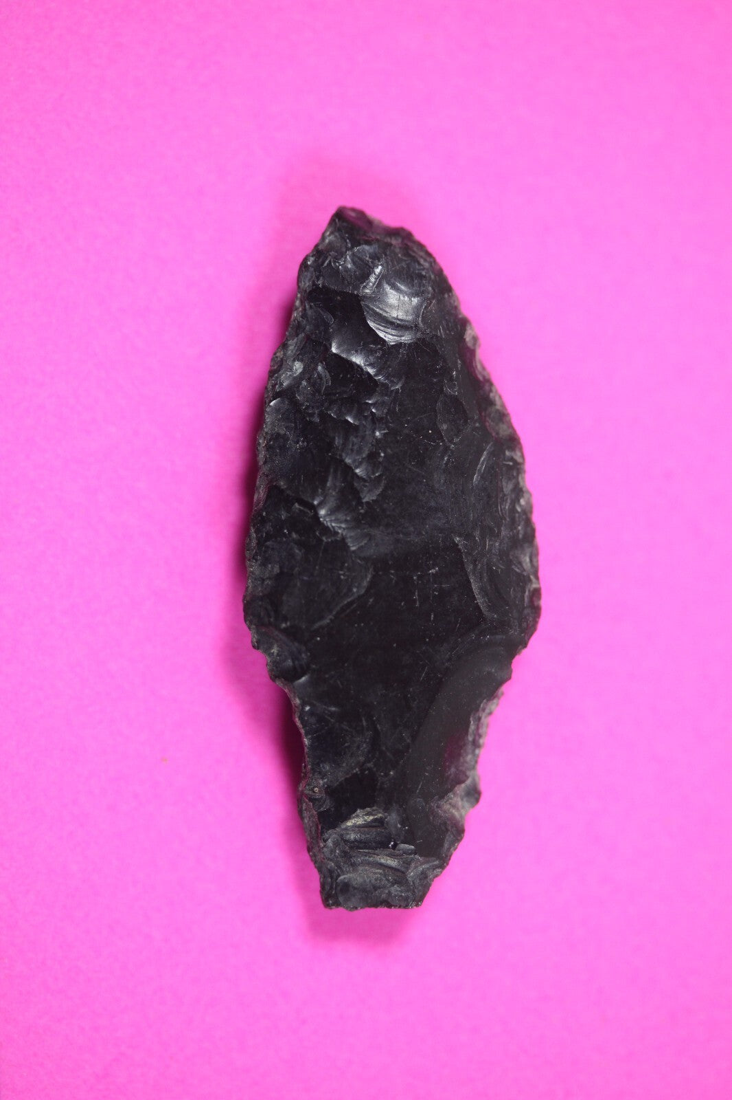 Pre Columbian Artifact Authentic Aztec Arrowhead Battle of Mexico City COA 66