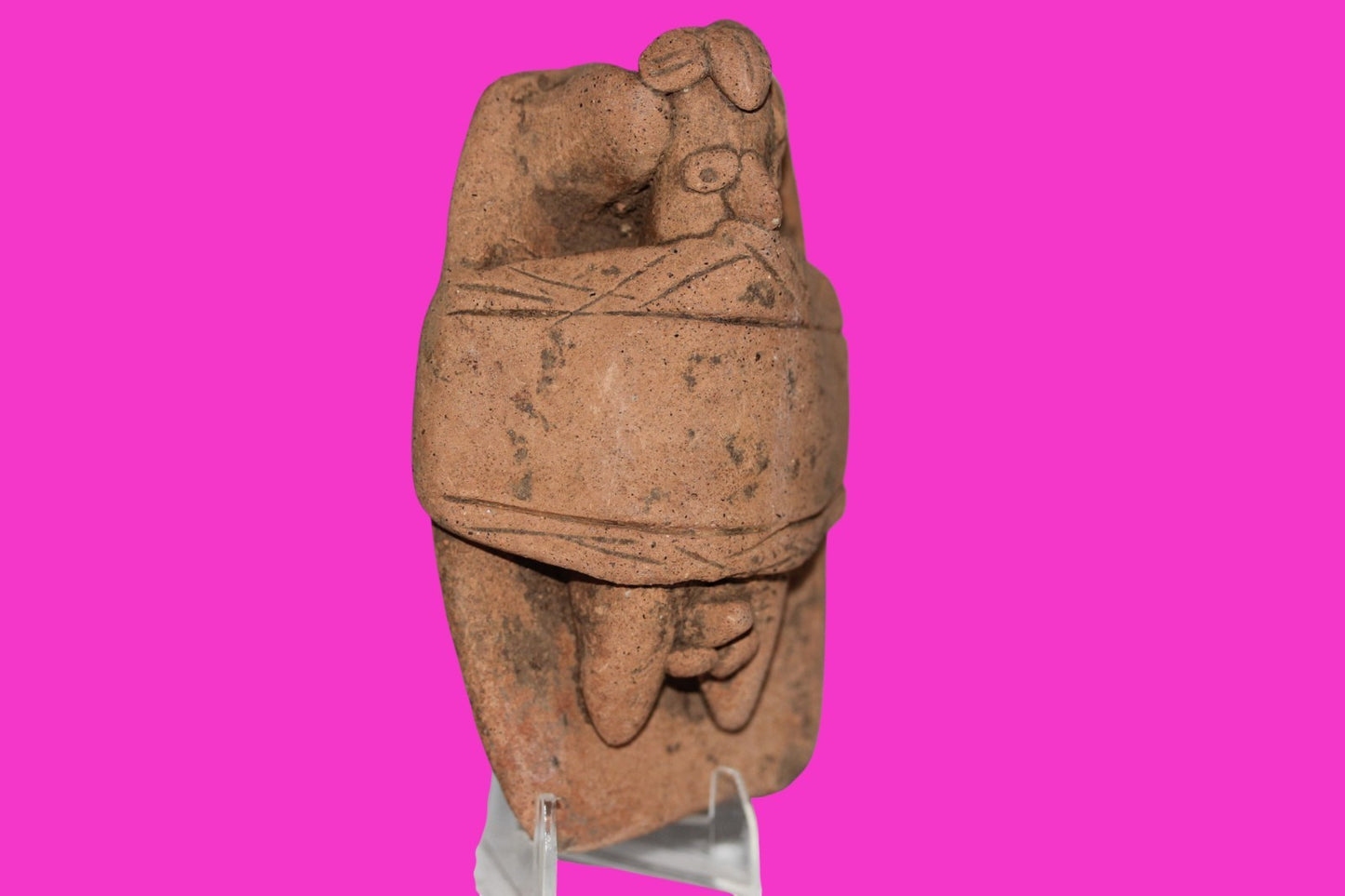 Pre Columbian Artifact Infant Tomb Burial Figure Colima Mexico 100 BC COA 223