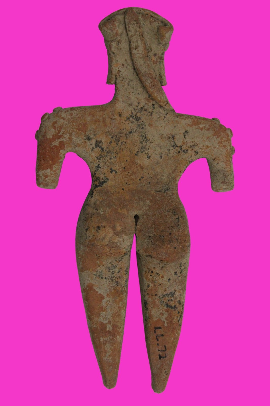 Pre Columbian Artifact 7 Inch Tall Shaft Tomb Figure Colima Mexico 100BC COA 284