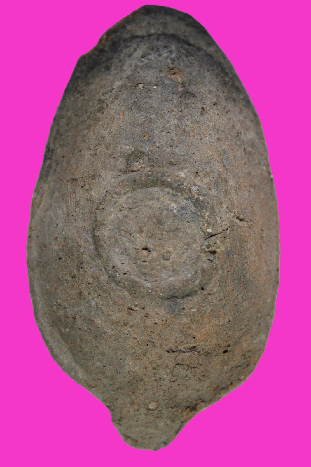 Oil Lamp Holy Land Ancient Artifact Jesus Christ Home Israel 300-600 AD COA 138