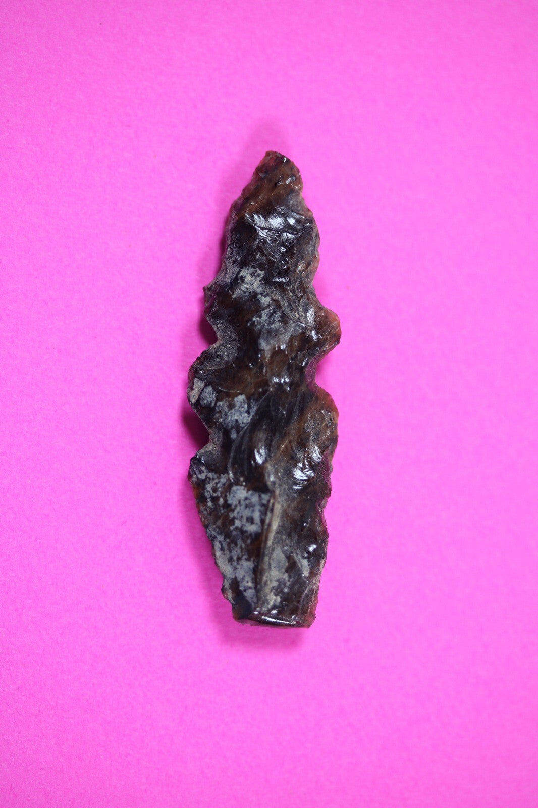 Pre Columbian Authentic Artifact Aztec Arrowhead Battle of Mexico City COA 63