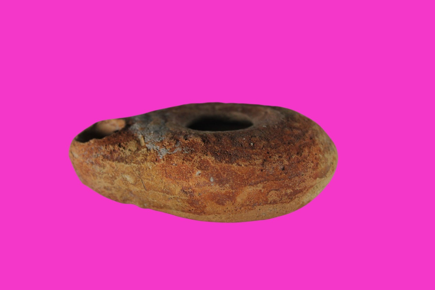Ancient Holy Land Oil Lamp Artifact Jesus Christ Homeland 100BC-400AD COA 16