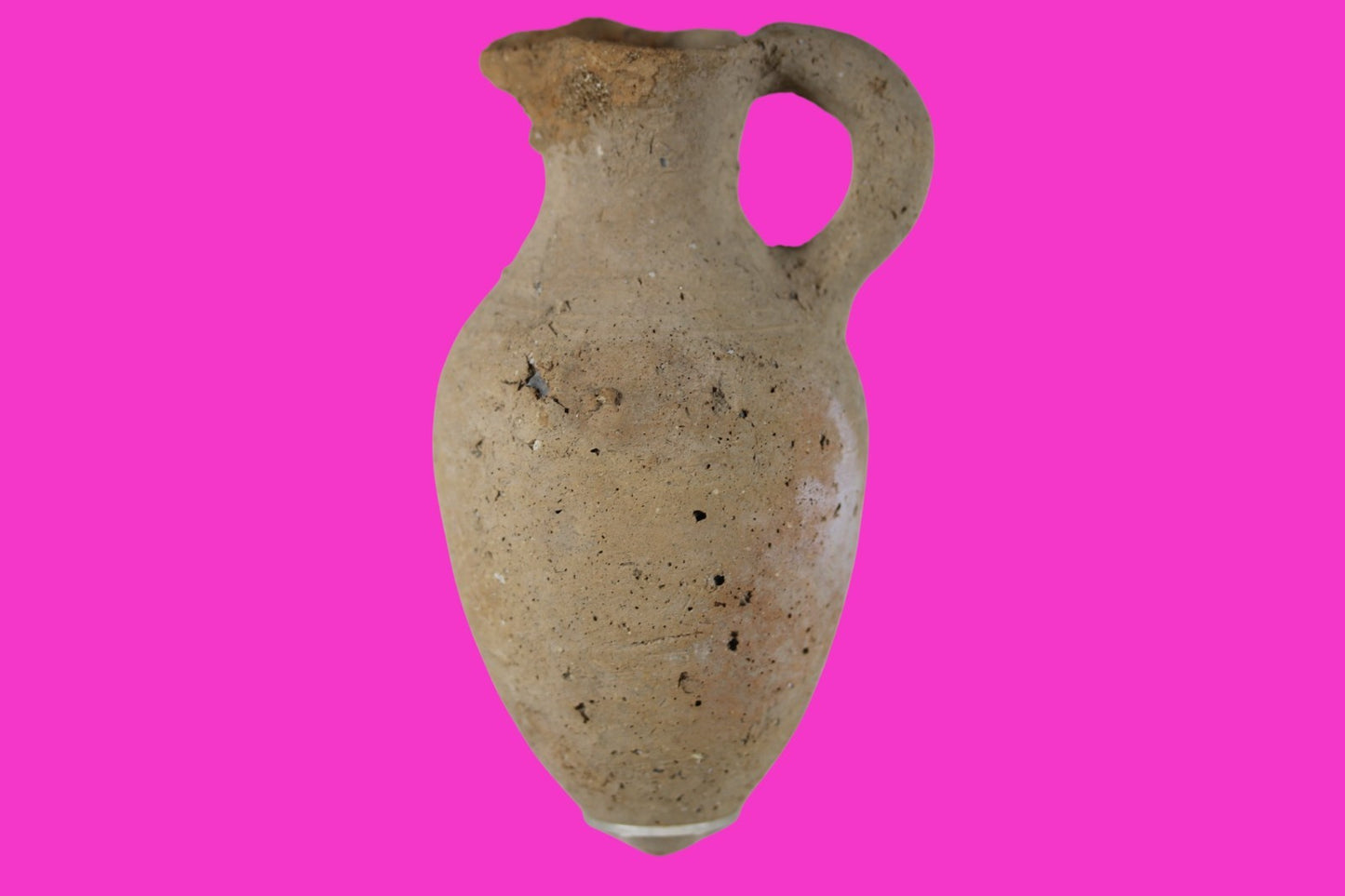 Time of Abraham Holy Land Artifact Ancient 4000 Year Old Jug 2000-1550 BC COA 46