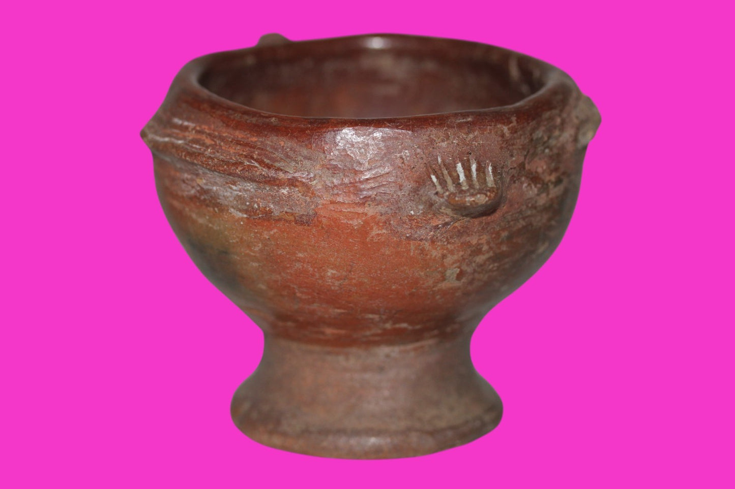 Pre Columbian Artifact Authentic Pedestal Bowl Watershed Costa Rica COA J97