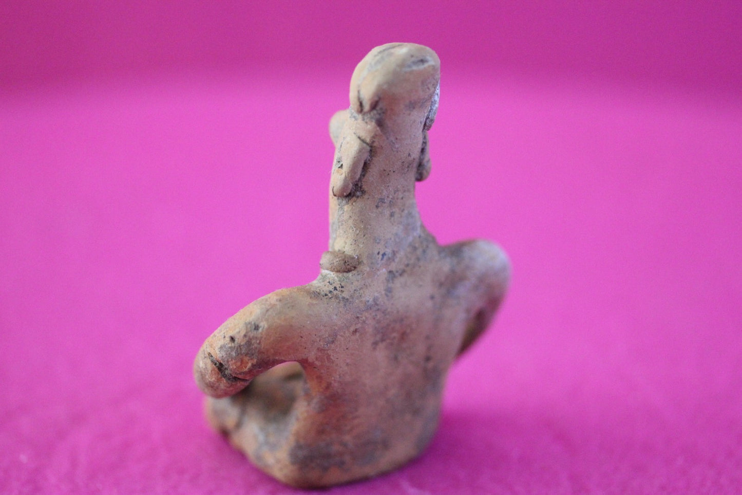 Pre Columbian Authentic Artifact Female Seated Tomb Figure Colima Mexico COA 190