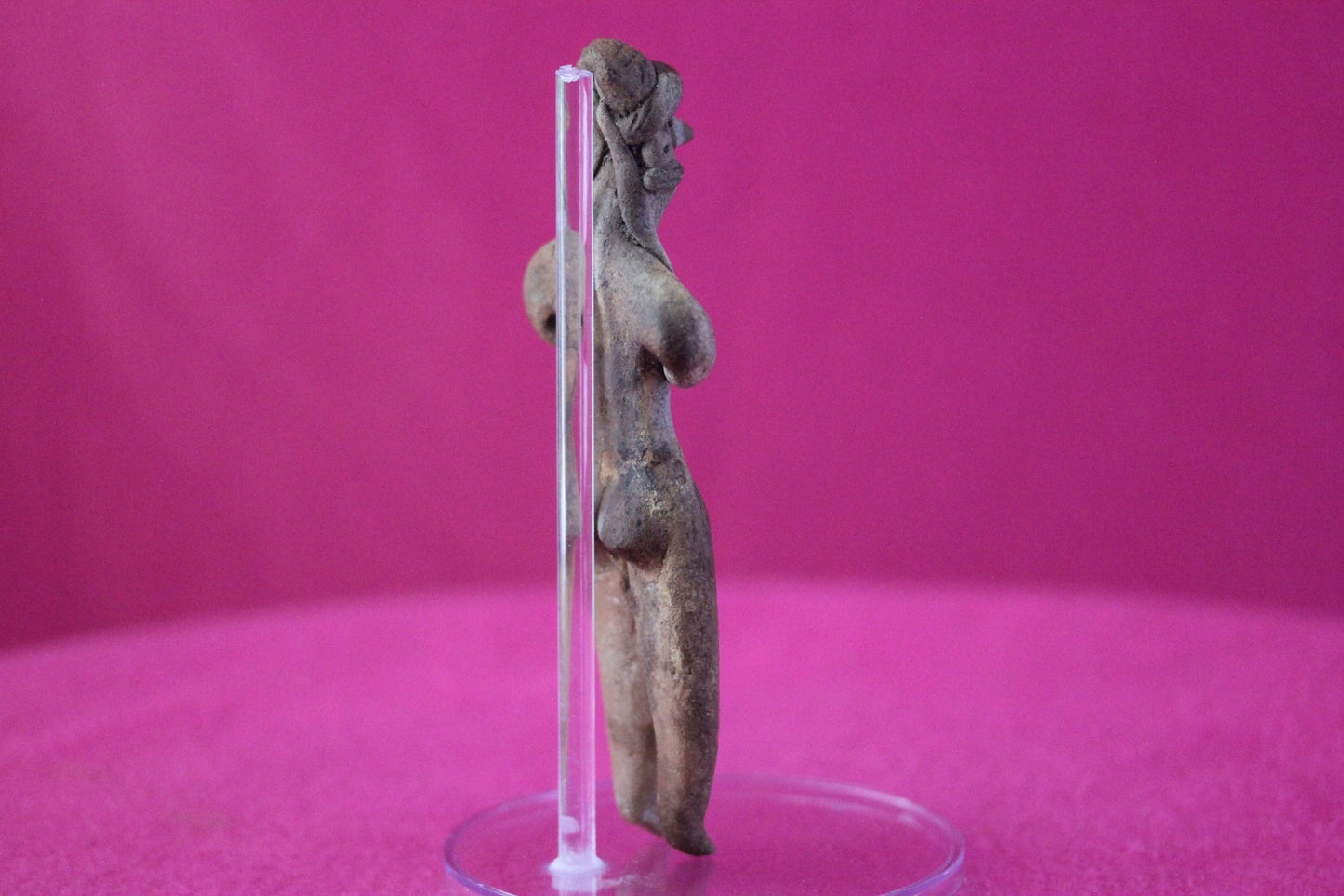 Pre Columbian Artifact Authentic Pretty Lady Tomb Figure Colima Mexico COA 204