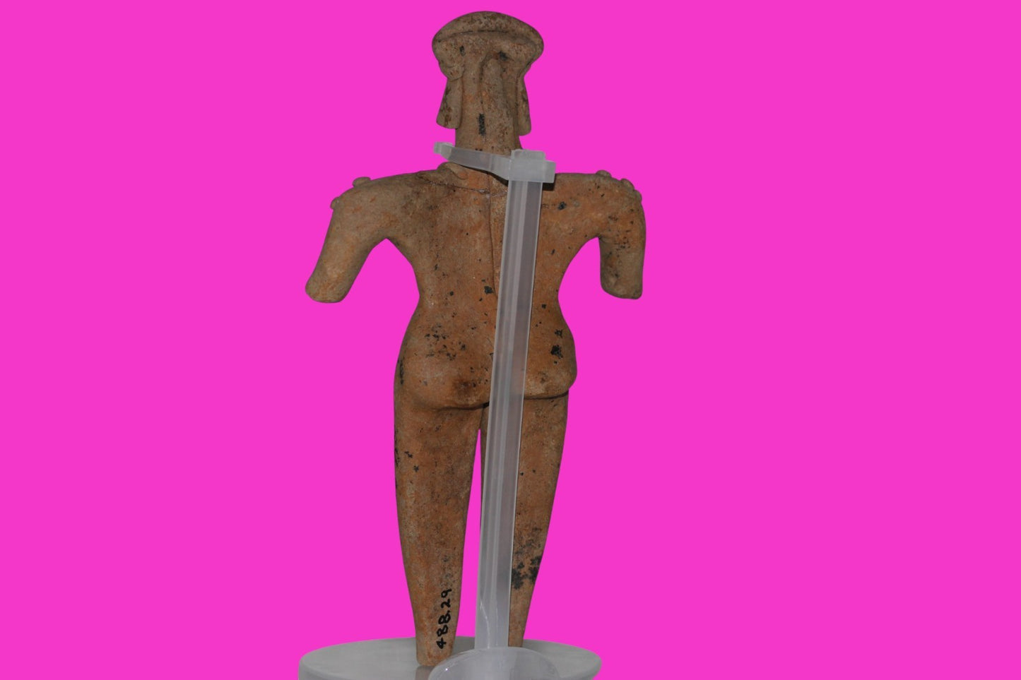 Pre Columbian Artifact 8in Female Shaman Tomb Figure Colima Mexico 100BC COA 255