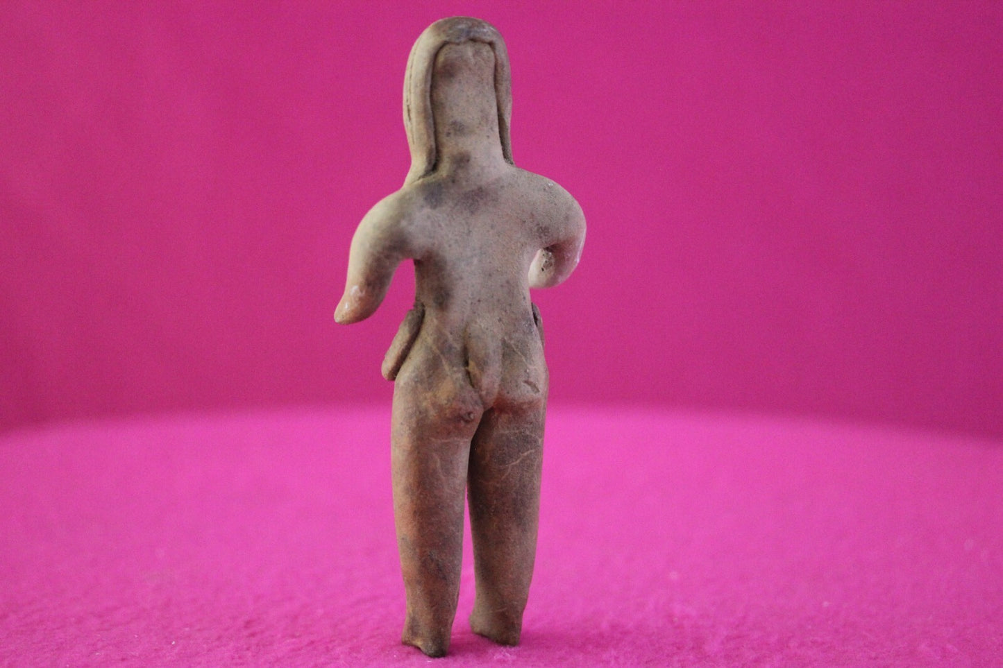 Authentic Pre Columbian Artifact Tomb Figure Colima Mexico 100 BC-250 AD COA 166