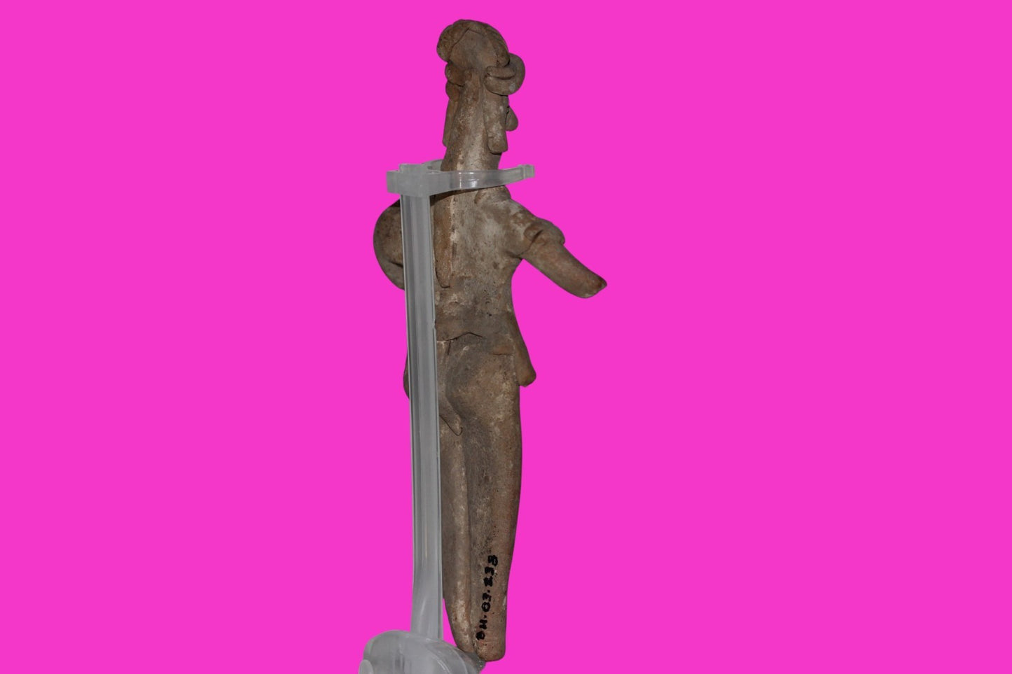 Pre Columbian Artifact 7 inch Shaft Tomb Figure Colima Mexico 100 BC COA 260