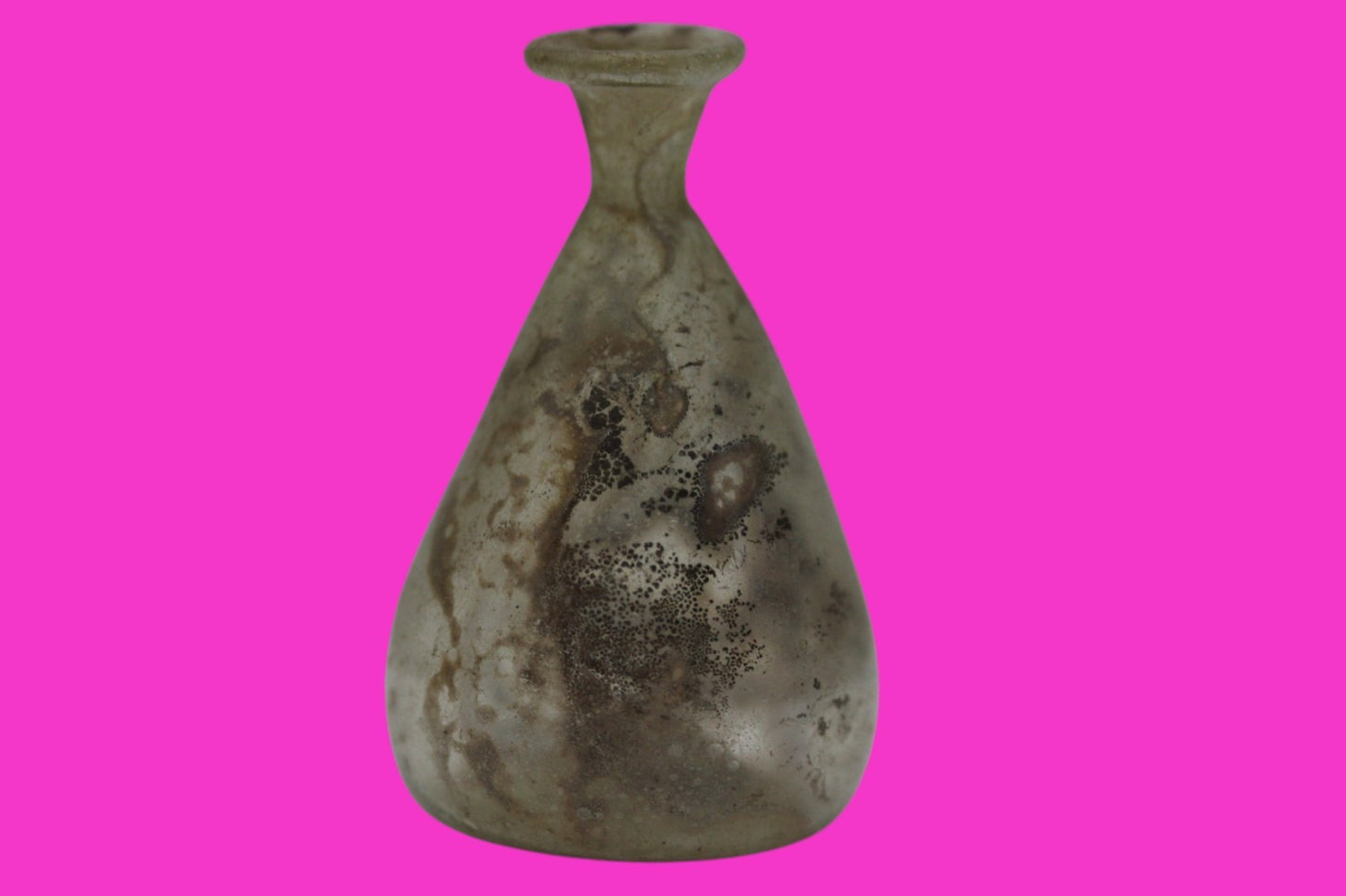 Ancient Holy Land Glass Bottle Authentic Artifact 100-300 AD Roman Era COA J08