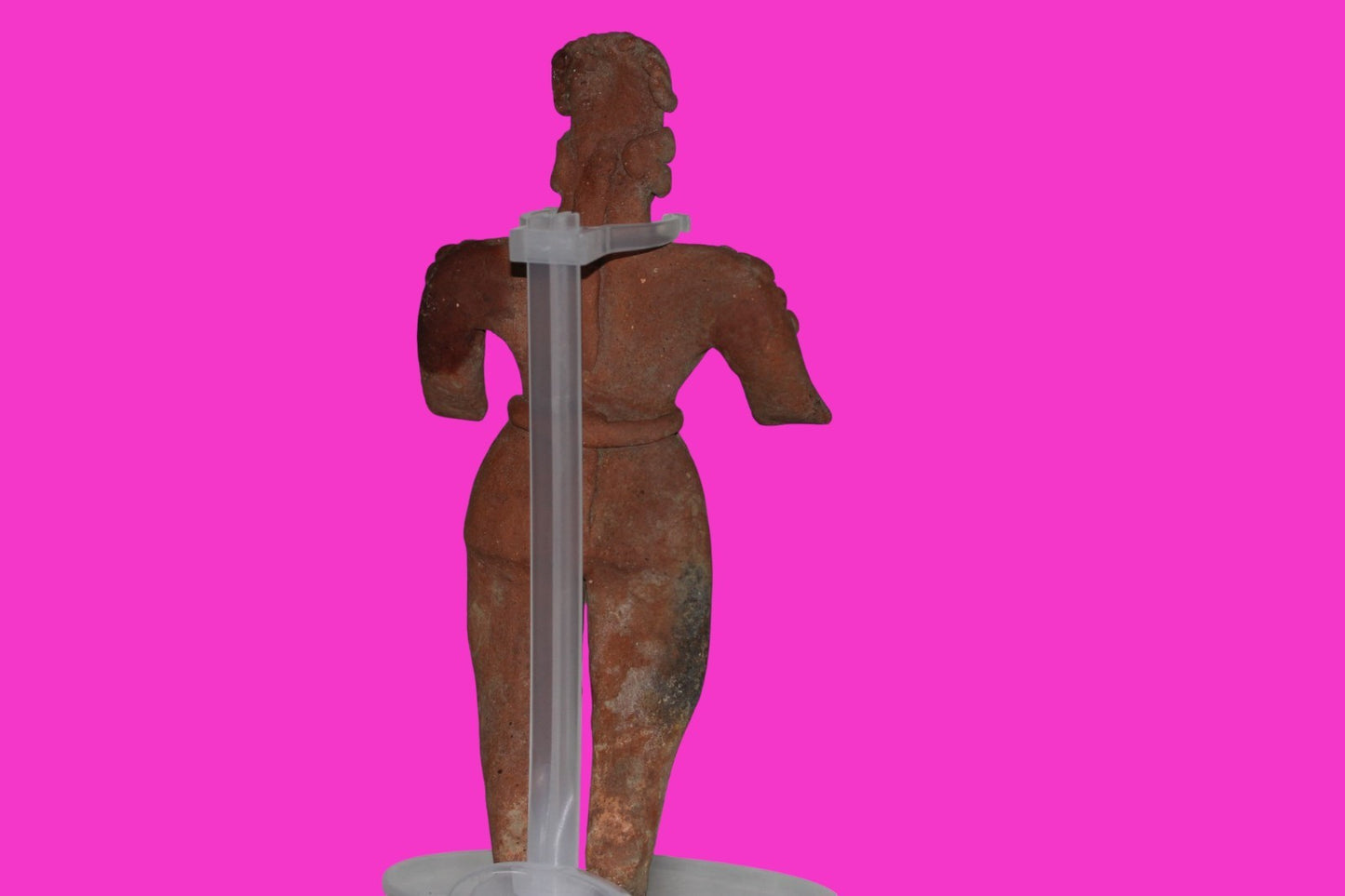 Pre Columbian Artifact 6 Inch Shaman Tomb Figure Colima Mexico 100 BC COA 239