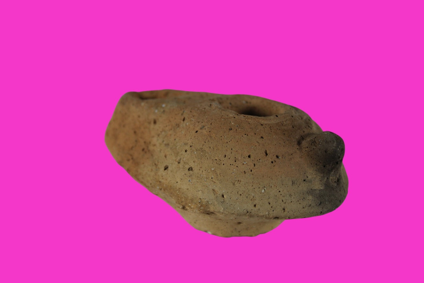 Ancient Holy Land Oil Lamp Artifact  From Jesus Christ Homeland 400-600AD COA 36