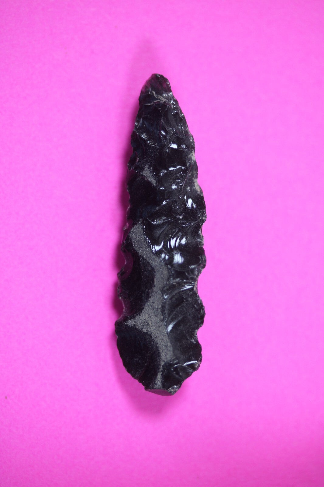 Pre Columbian Artifact Authentic Aztec Arrowhead Battle of Mexico City COA 62