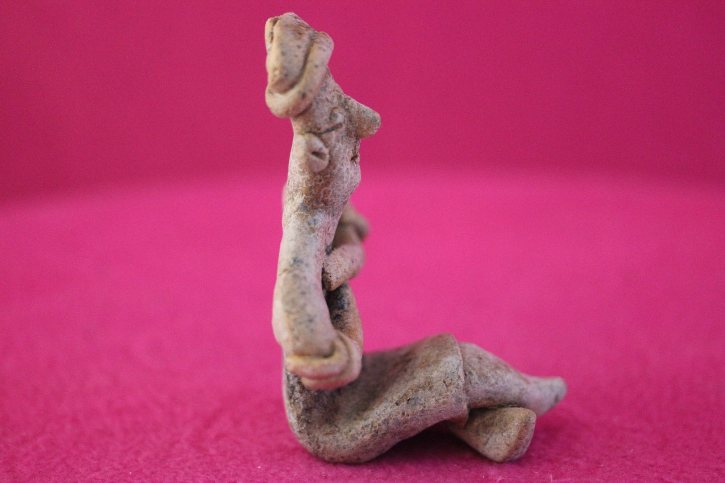 Pre Columbian Artifact Authentic Rare Seated Tomb Figure Colima Mexico COA 188